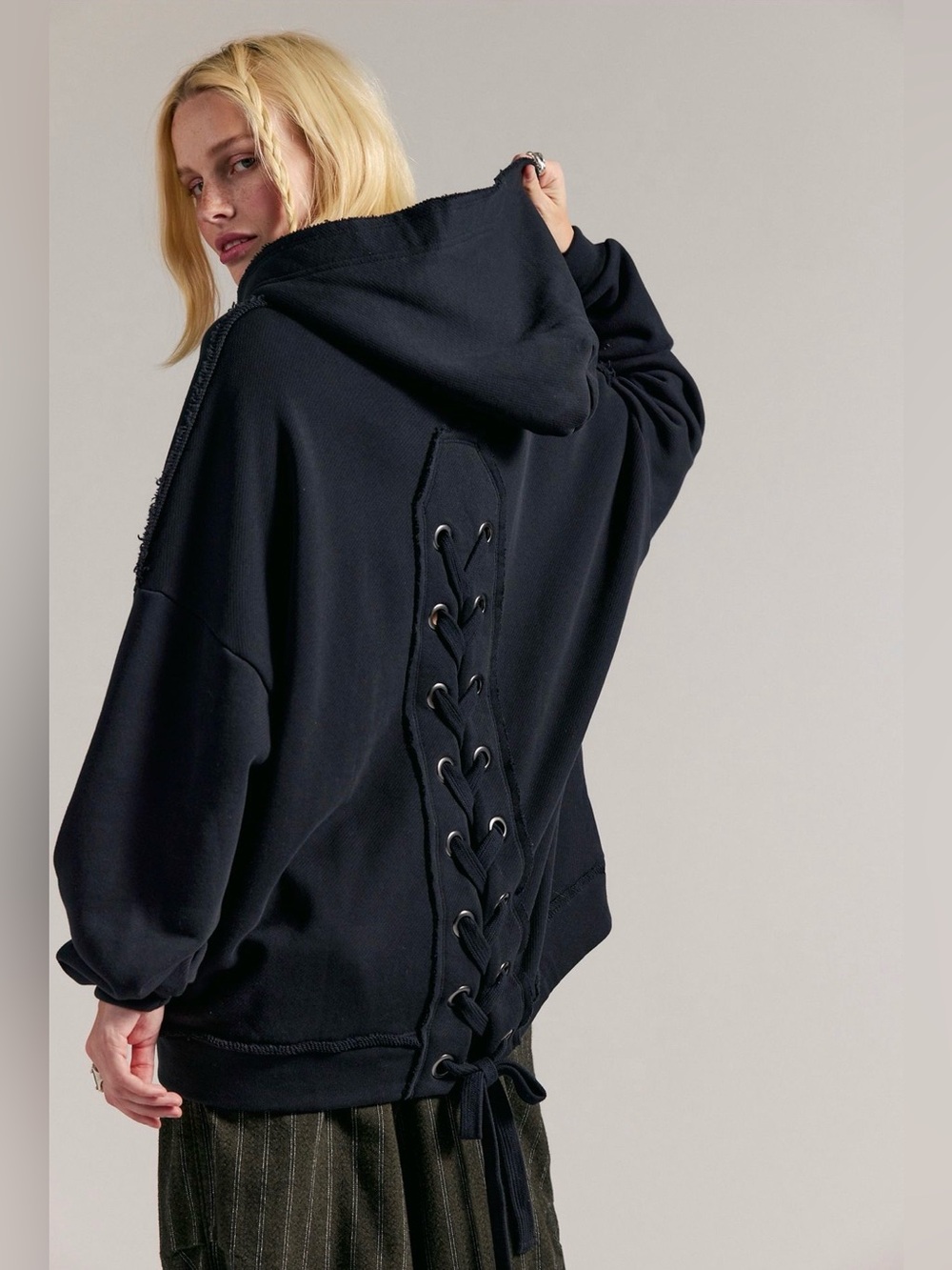 Nwt Ragabond Kriss Cross Hoodie